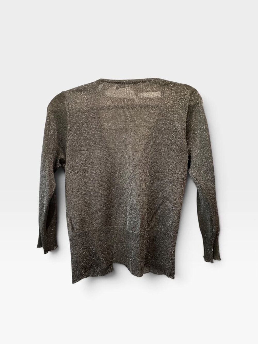 The Limited Metallic Bronze Knit Cardigan Size M